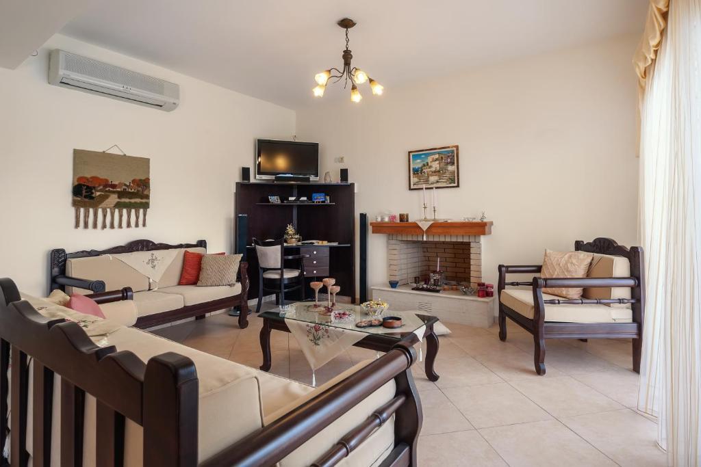 Triopetra Luxury Villas Fournou Lago Номер фото